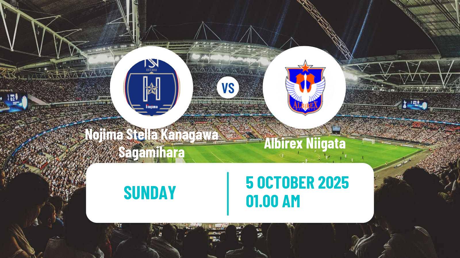 Football Japan WE League Women Nojima Stella Kanagawa Sagamihara - Albirex Niigata