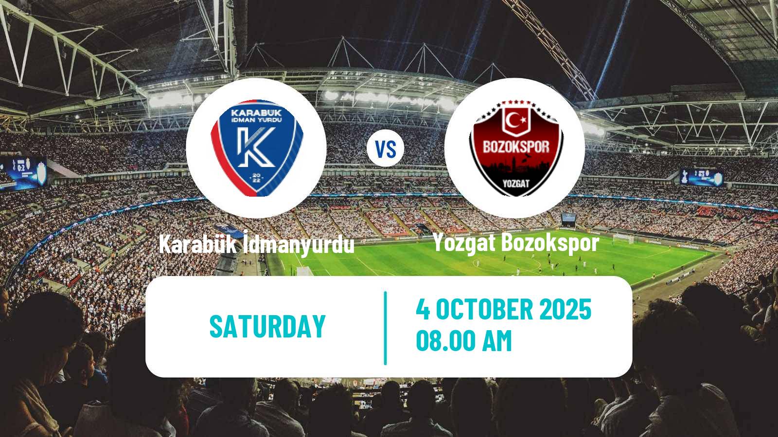 Football Turkish 3 Lig Group 3 Karabük İdmanyurdu - Yozgat Bozokspor