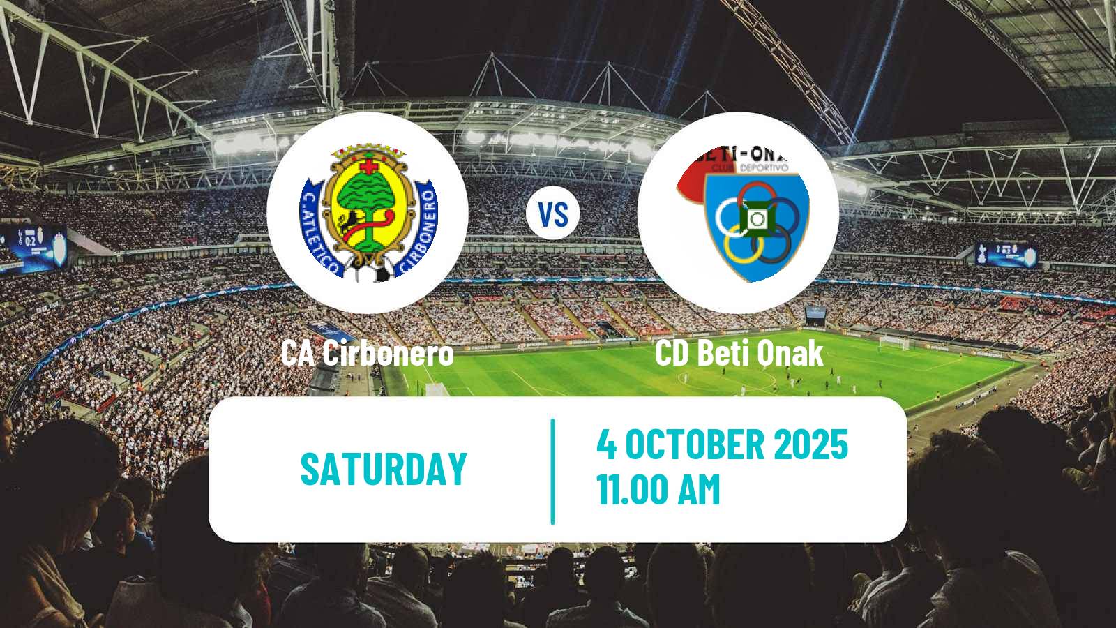 Football Spanish Tercera RFEF - Group 15 Cirbonero - Beti Onak