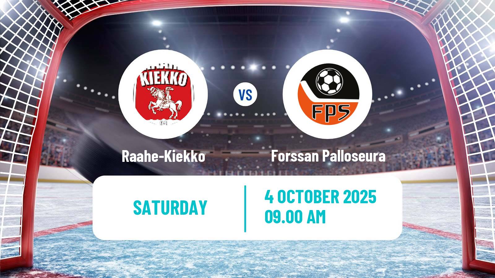 Hockey Finnish Suomi-sarja Raahe-Kiekko - Forssan Palloseura