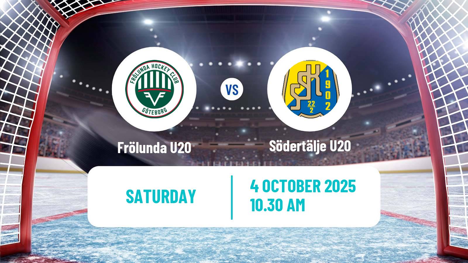 Hockey Swedish Superelit U20 Hockey Frölunda U20 - Södertälje U20