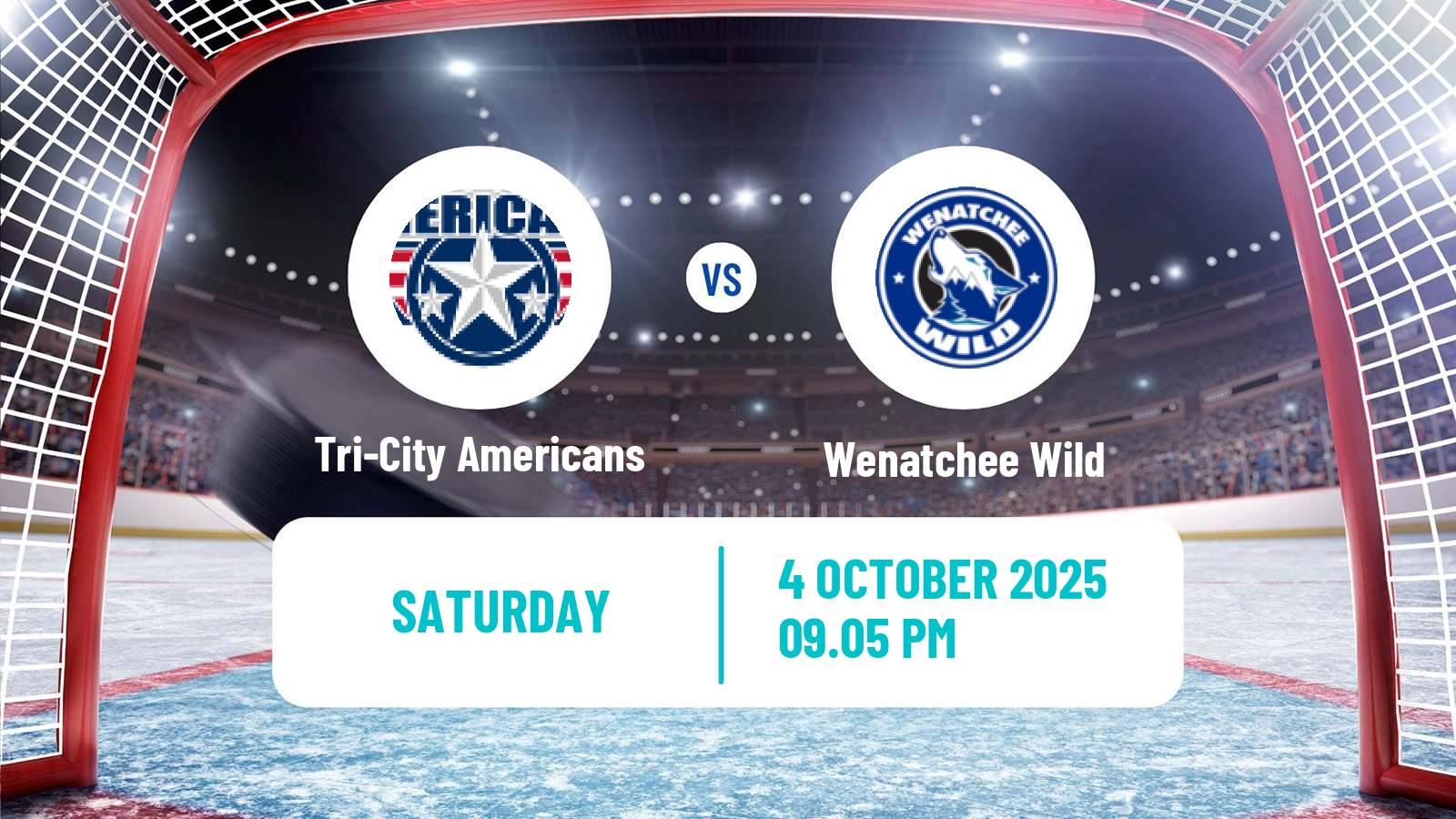 Hockey WHL Tri-City Americans - Wenatchee Wild