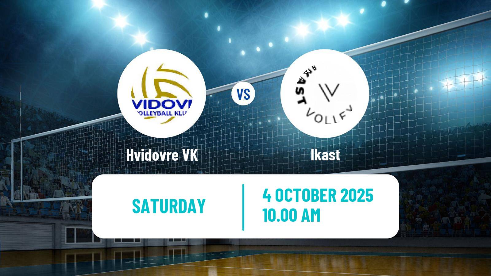 Volleyball Danish Volleyligaen Hvidovre - Ikast