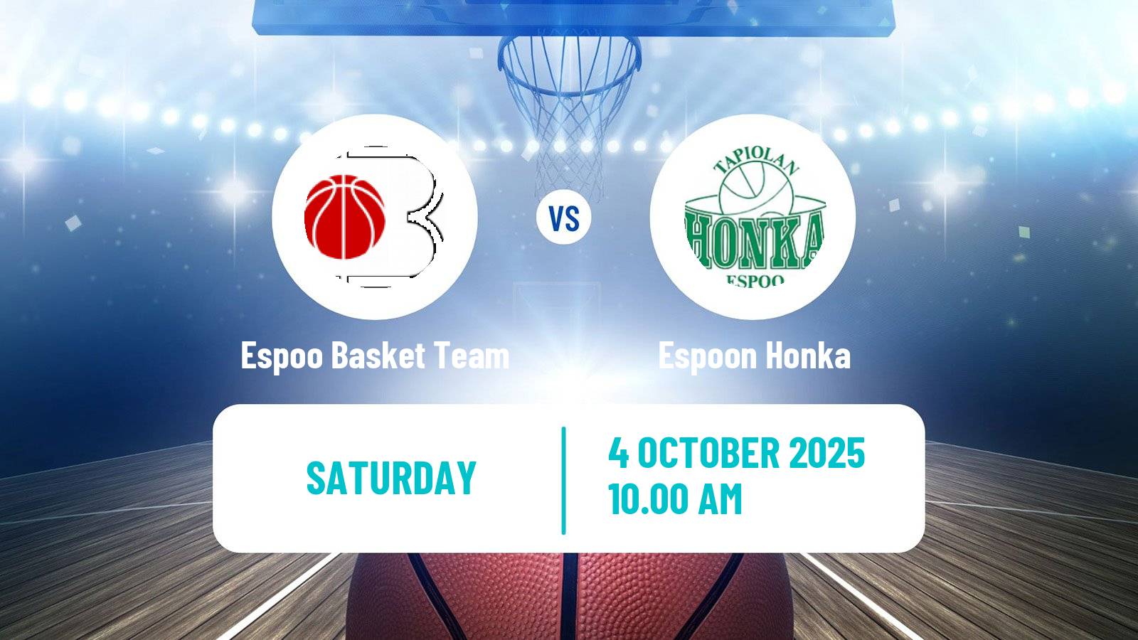 Basketball Finnish Korisliiga Women Espoo Basket Team - Espoon Honka