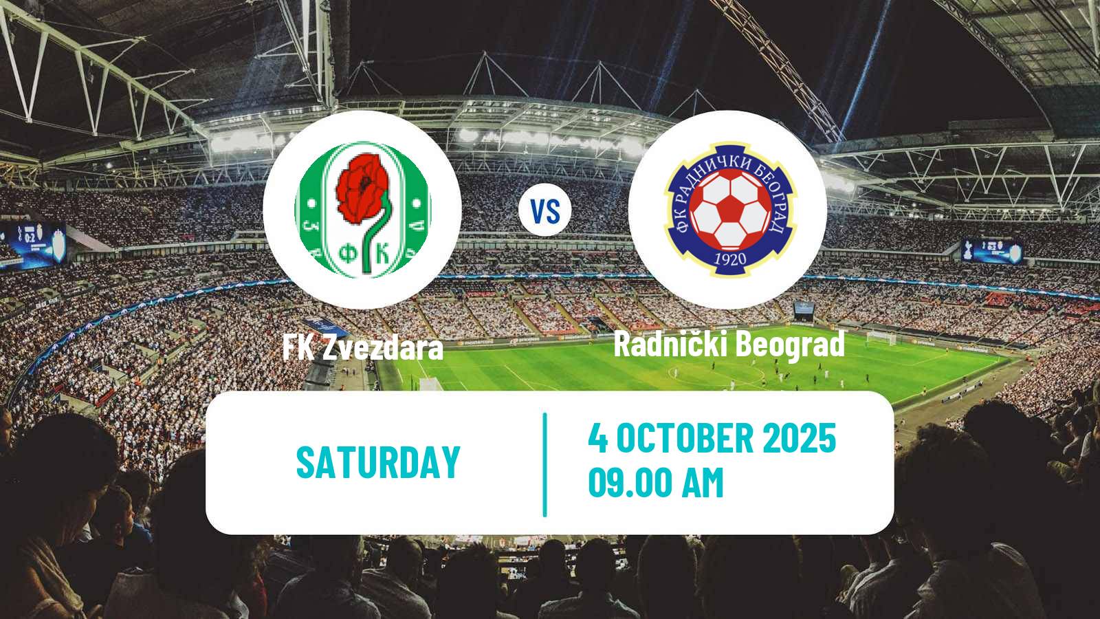 Football Serbian Srpska Liga - Belgrade Zvezdara - Radnički Beograd