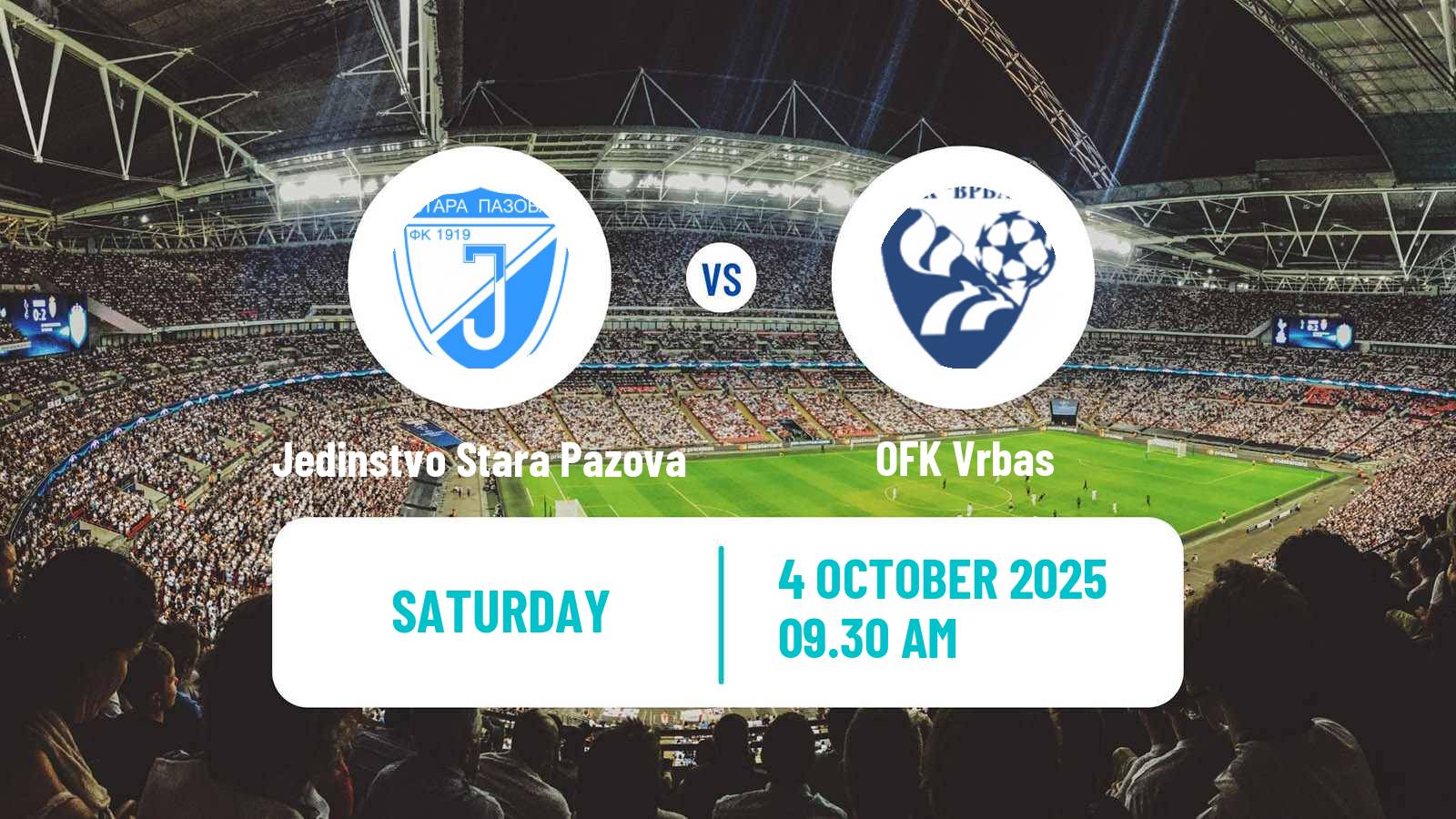 Football Serbian Srpska Liga - Vojvodina Jedinstvo Stara Pazova - Vrbas