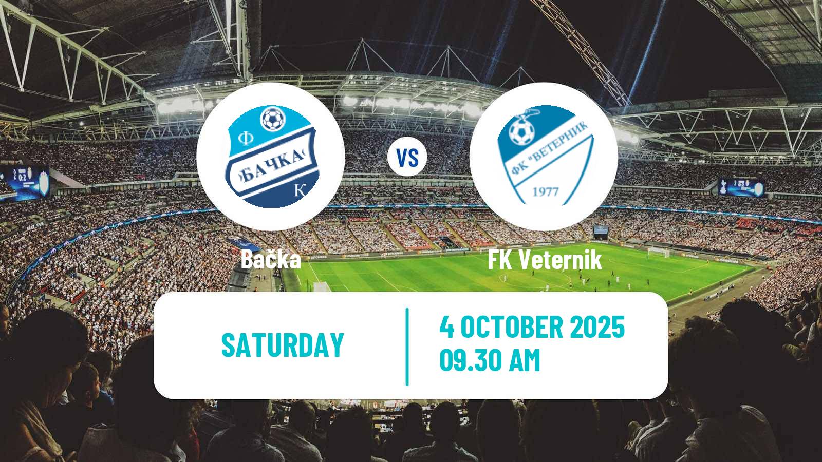 Football Serbian Srpska Liga - Vojvodina Bačka - Veternik