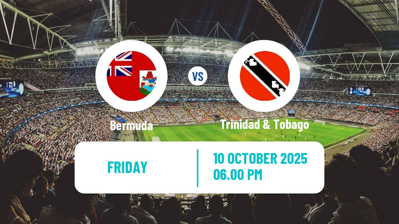 Football FIFA World Cup Bermuda - Trinidad & Tobago