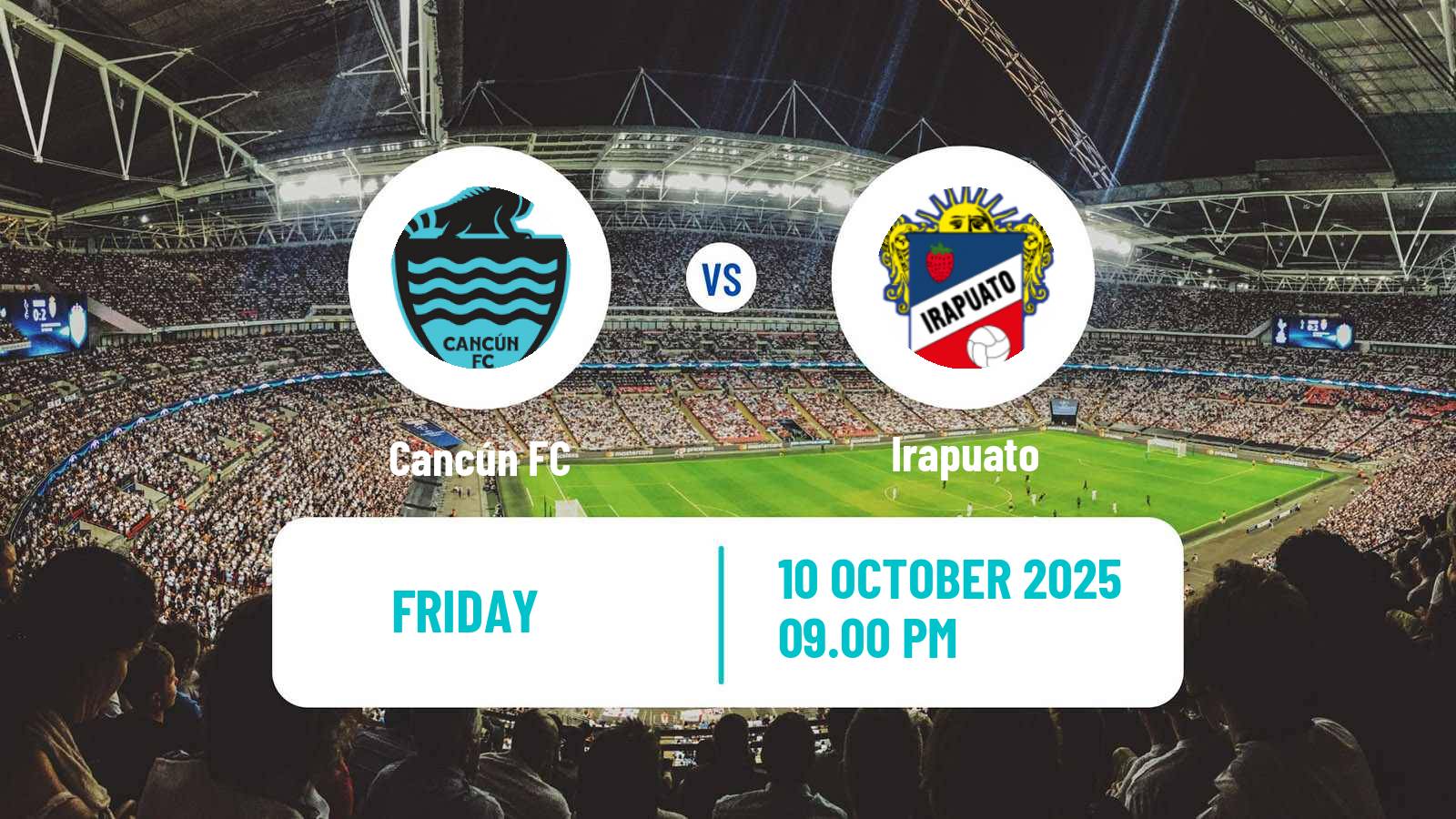 Football Mexican Liga de Expansion MX Cancún - Irapuato