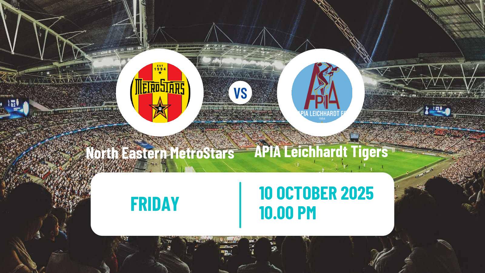 Soccer Australian Championship North Eastern MetroStars - APIA Leichhardt Tigers
