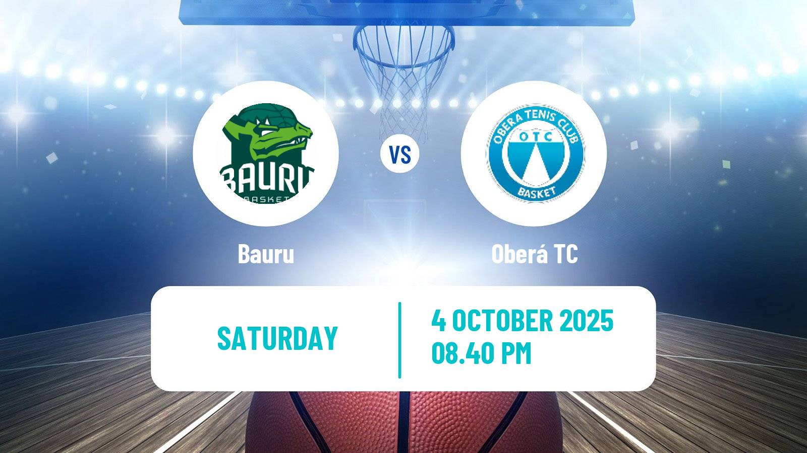 Basketball Basketball South American League Bauru - Oberá TC