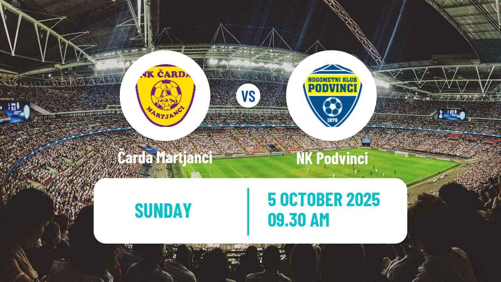 Football Slovenian 3 SNL East Čarda Martjanci - Podvinci