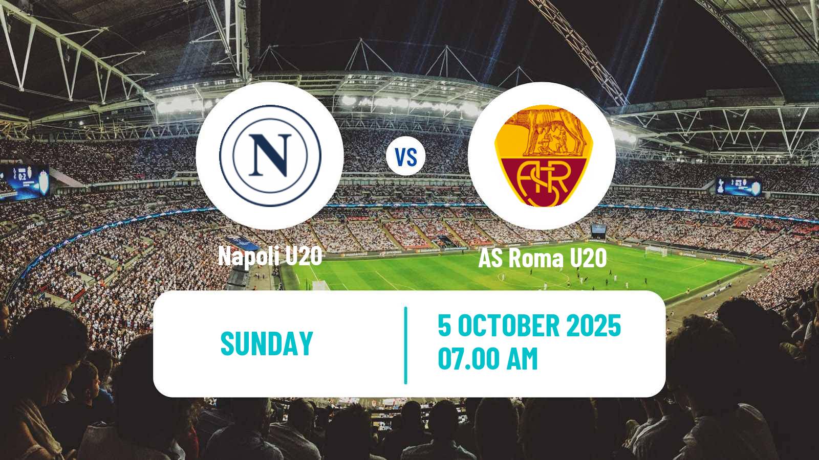 Football Italian Primavera 1 Napoli U20 - Roma U20