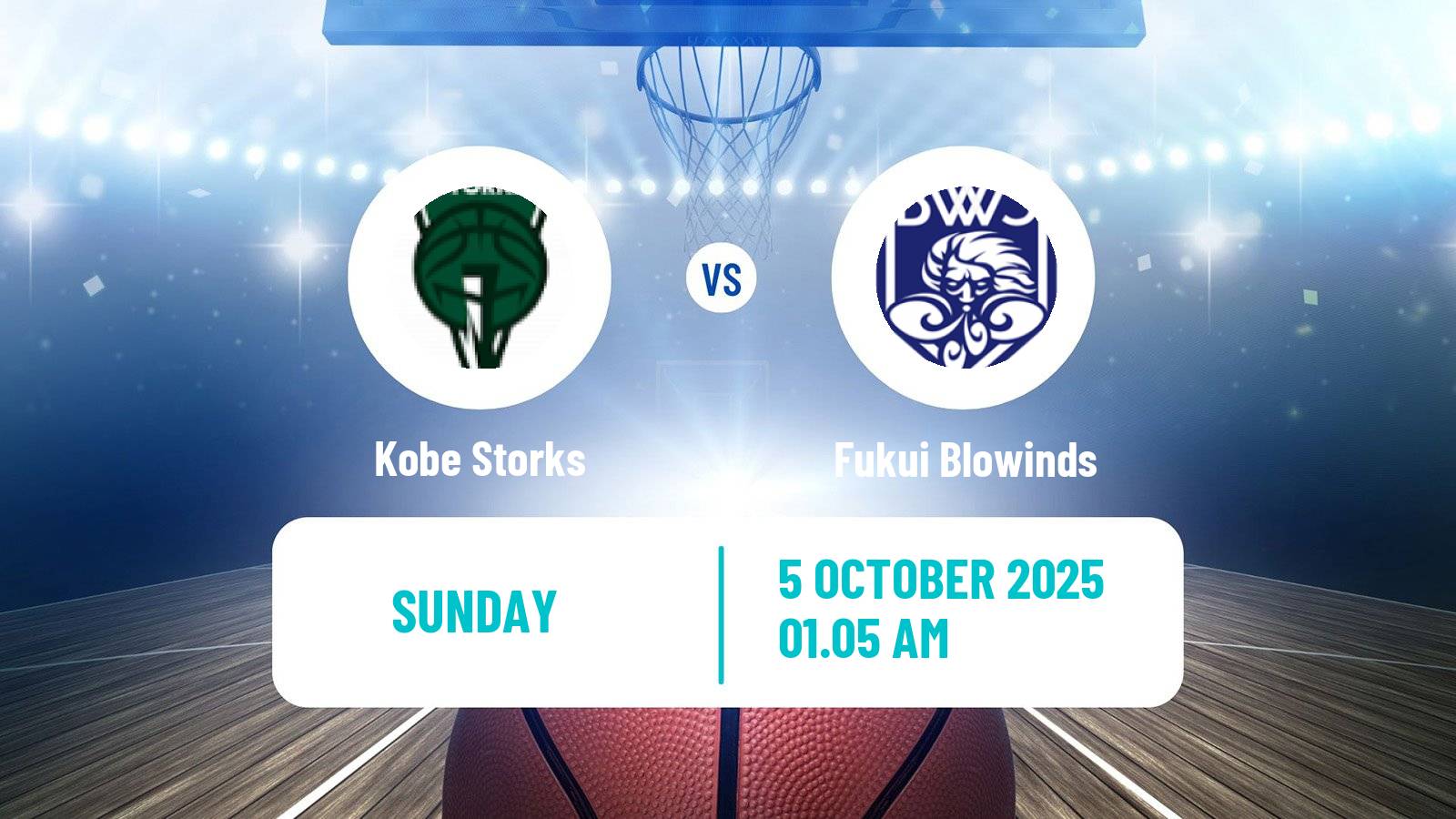 Basketball Japan B2 League Basketball Kobe Storks - Fukui Blowinds