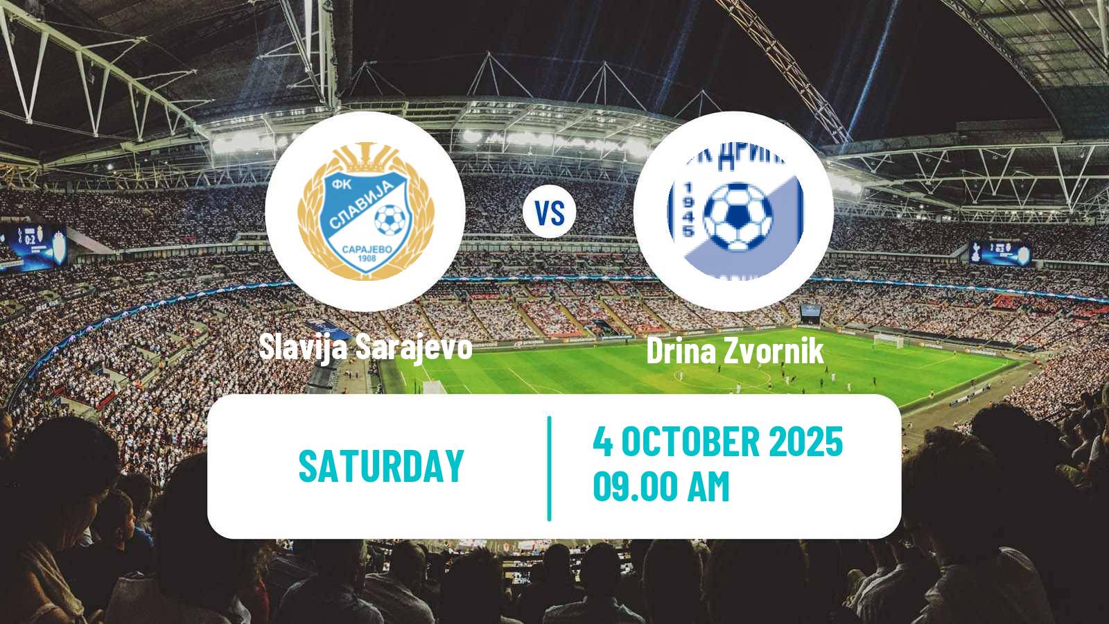 Football Bosnian Prva Liga RS Slavija Sarajevo - Drina Zvornik
