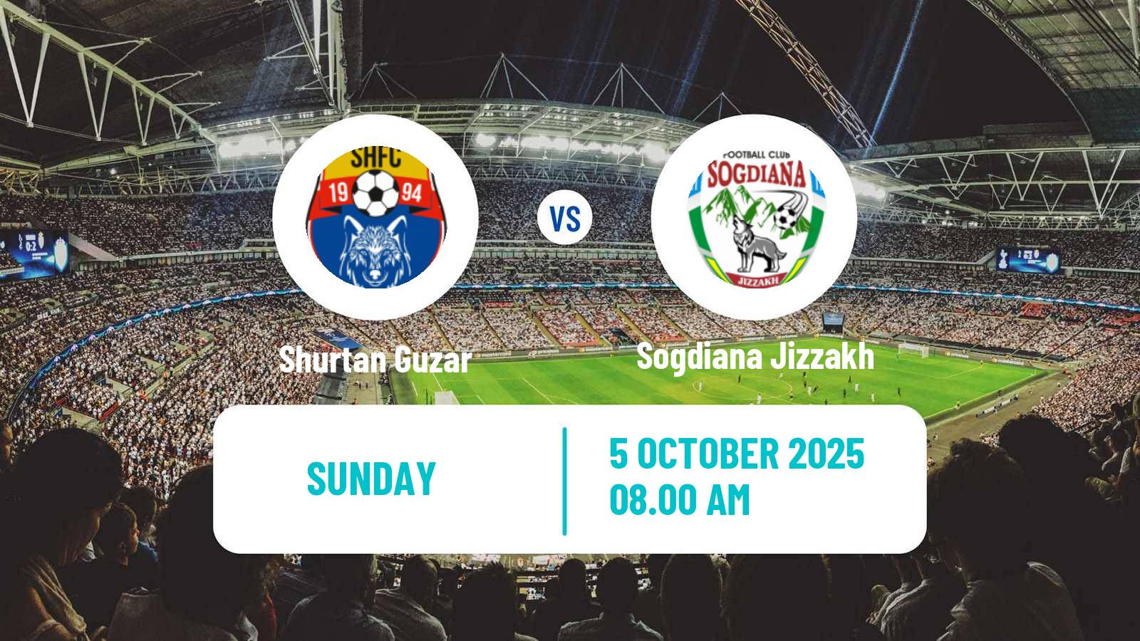 Football Uzbek League Shurtan Guzar - Sogdiana Jizzakh