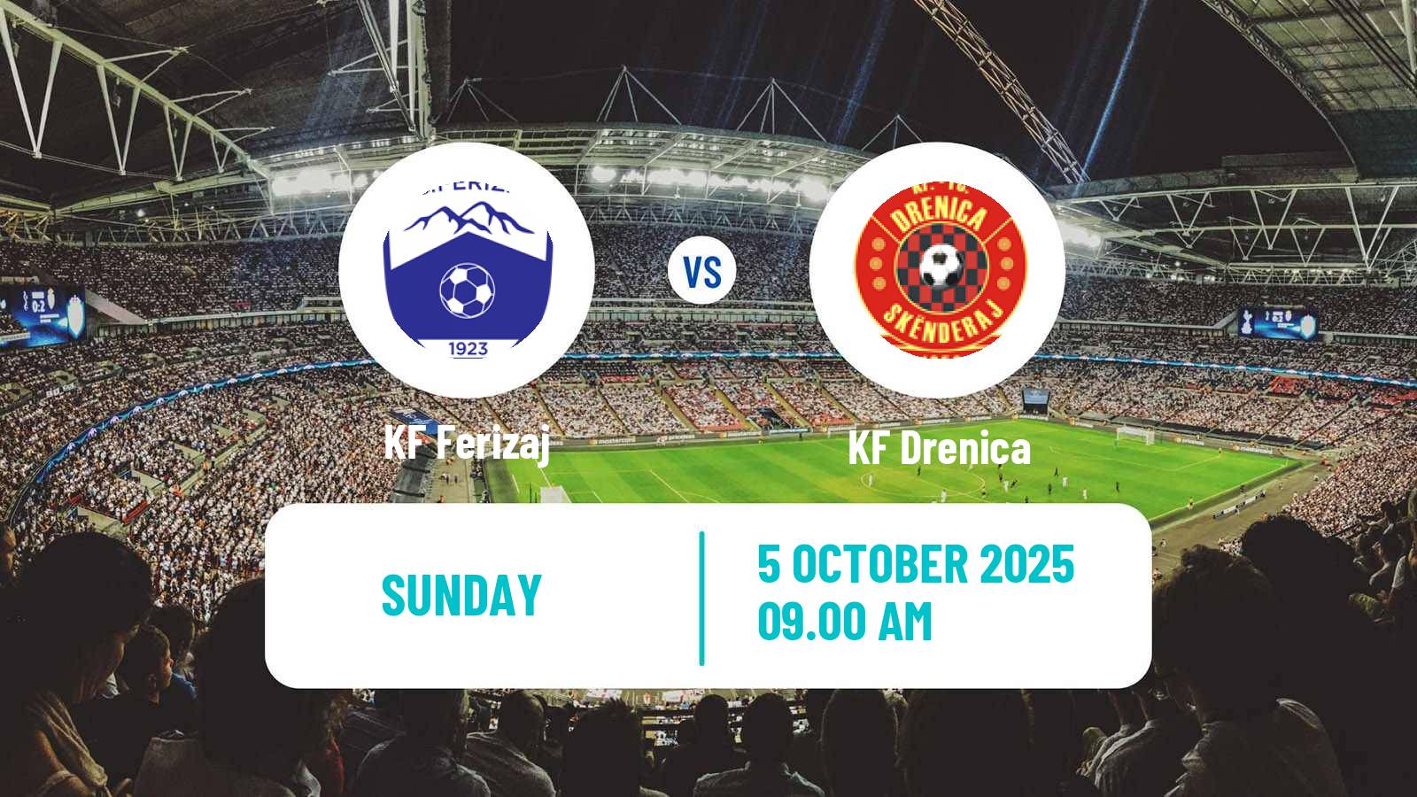 Football Kosovo Superliga Ferizaj - Drenica