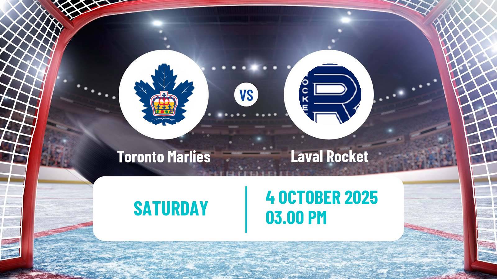 Hockey AHL Toronto Marlies - Laval Rocket