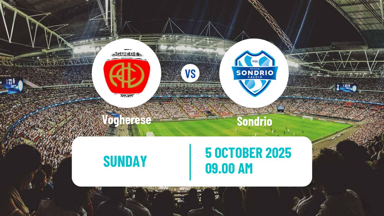 Football Italian Serie D - Group B Vogherese - Sondrio