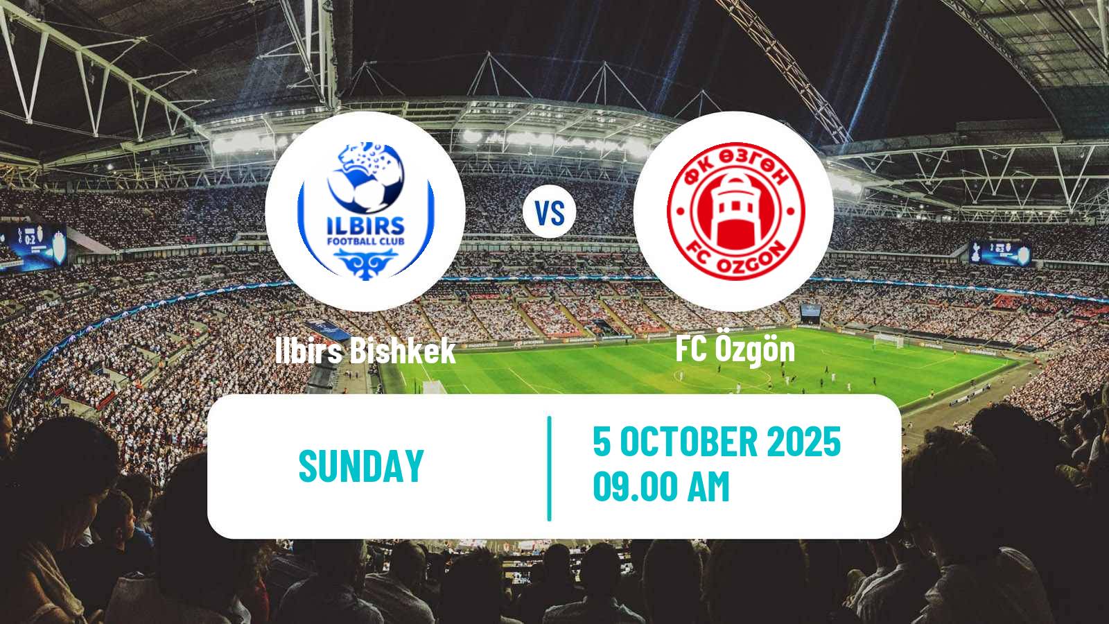 Football Kyrgyzstan Premier Liga Ilbirs Bishkek - Özgön
