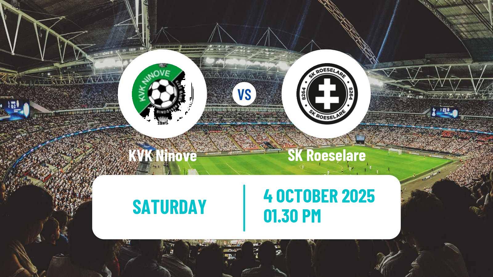 Football Belgian National Division 1 VV Ninove - SK Roeselare