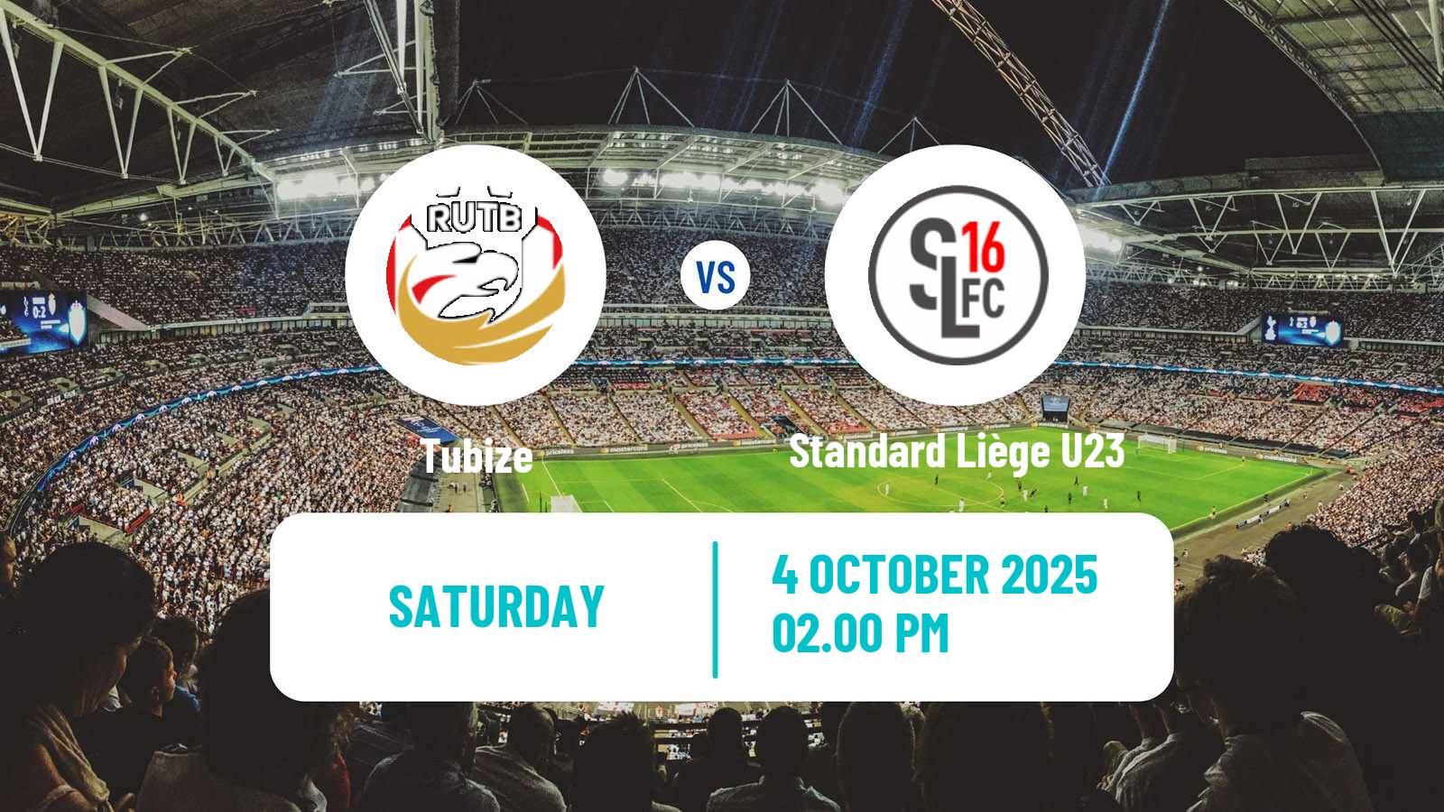 Football Belgian National Division 1 ACFF Tubize - Standard Liège U23