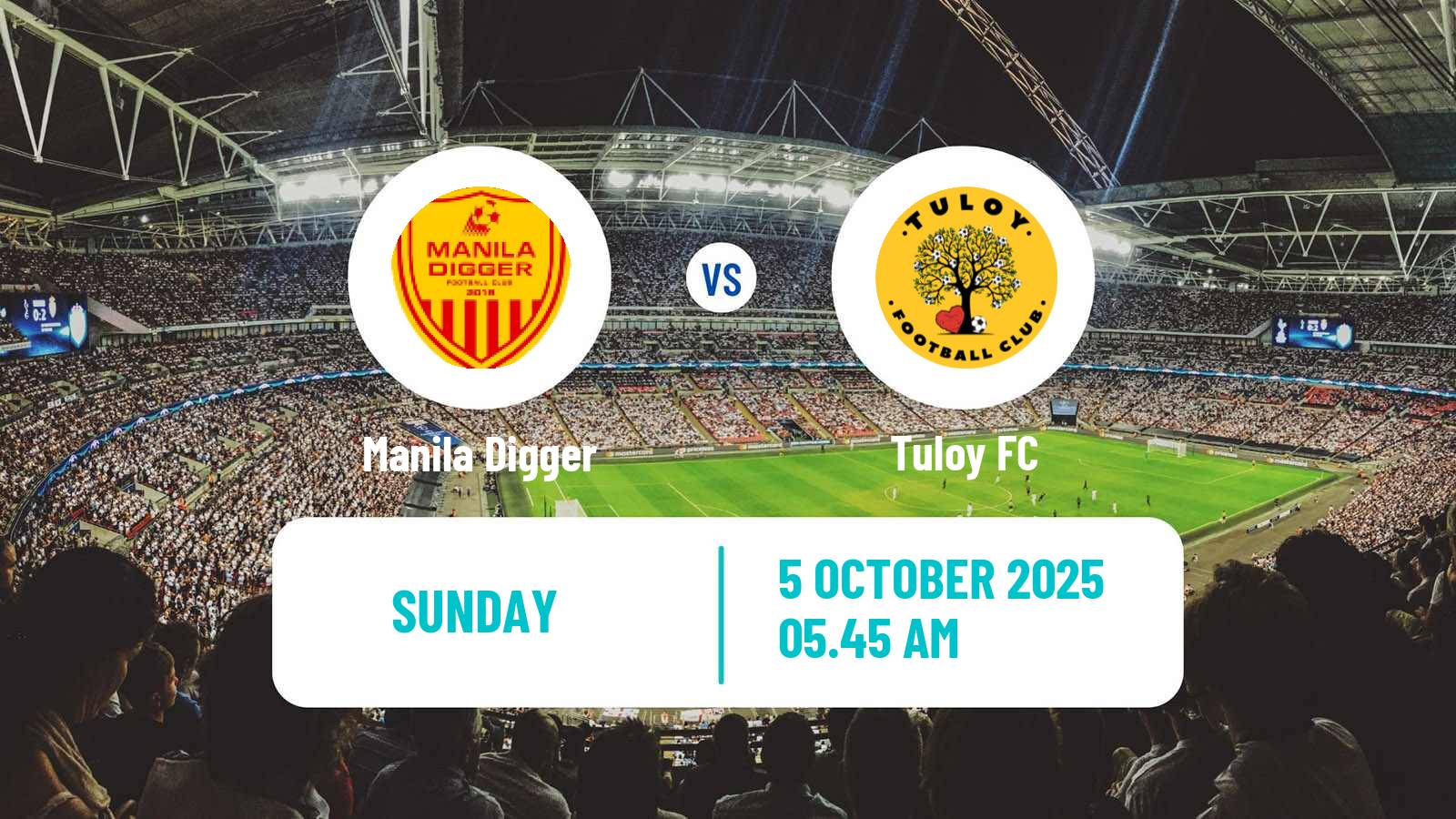 Football Philippines PFL Manila Digger - Tuloy
