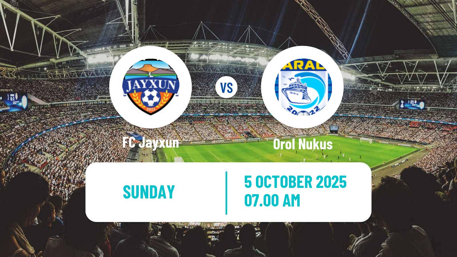 Football Uzbek Pro Liga Jayxun - Orol Nukus