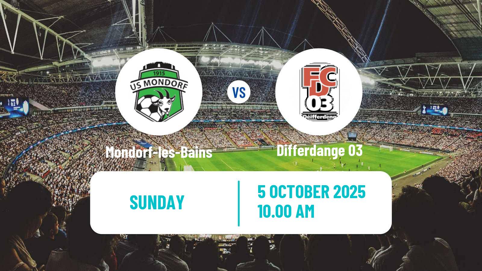 Football Luxembourg National Division Mondorf-les-Bains - Differdange 03