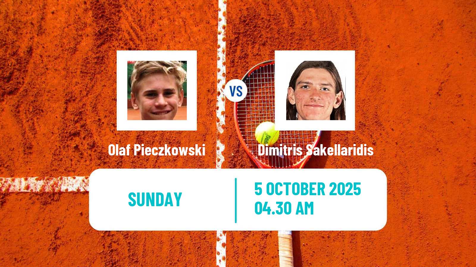 Tennis Hersonissos 5 Challenger Men Olaf Pieczkowski - Dimitris Sakellaridis