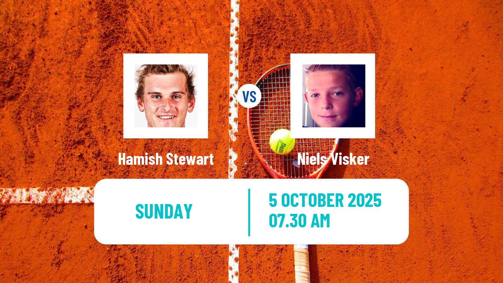 Tennis Hersonissos 5 Challenger Men Hamish Stewart - Niels Visker