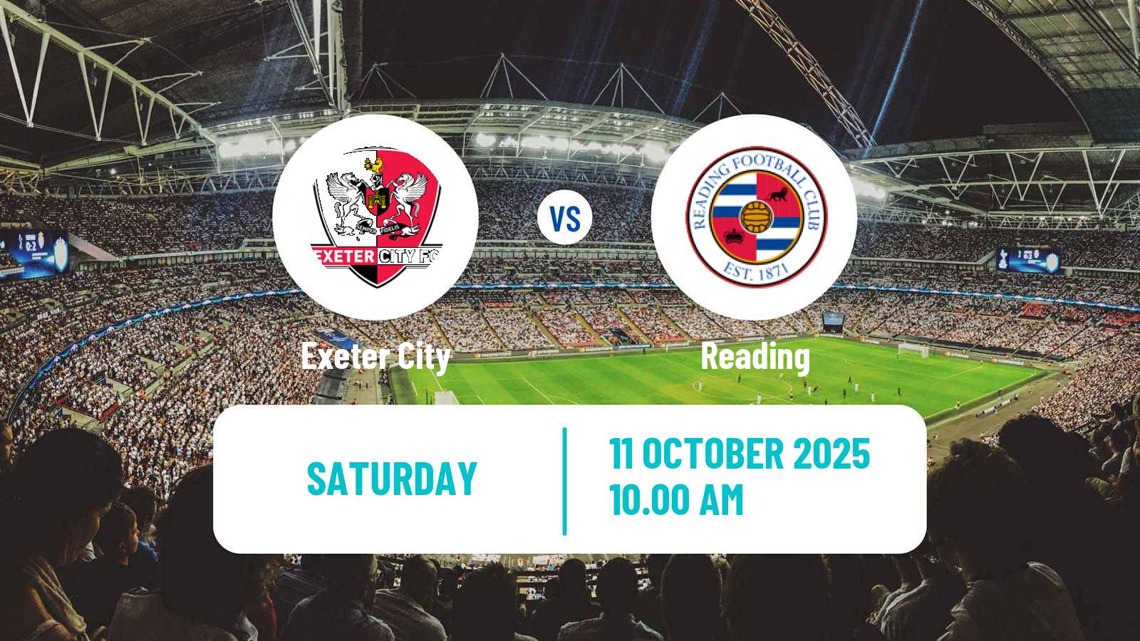 Football English League One Exeter City - Reading