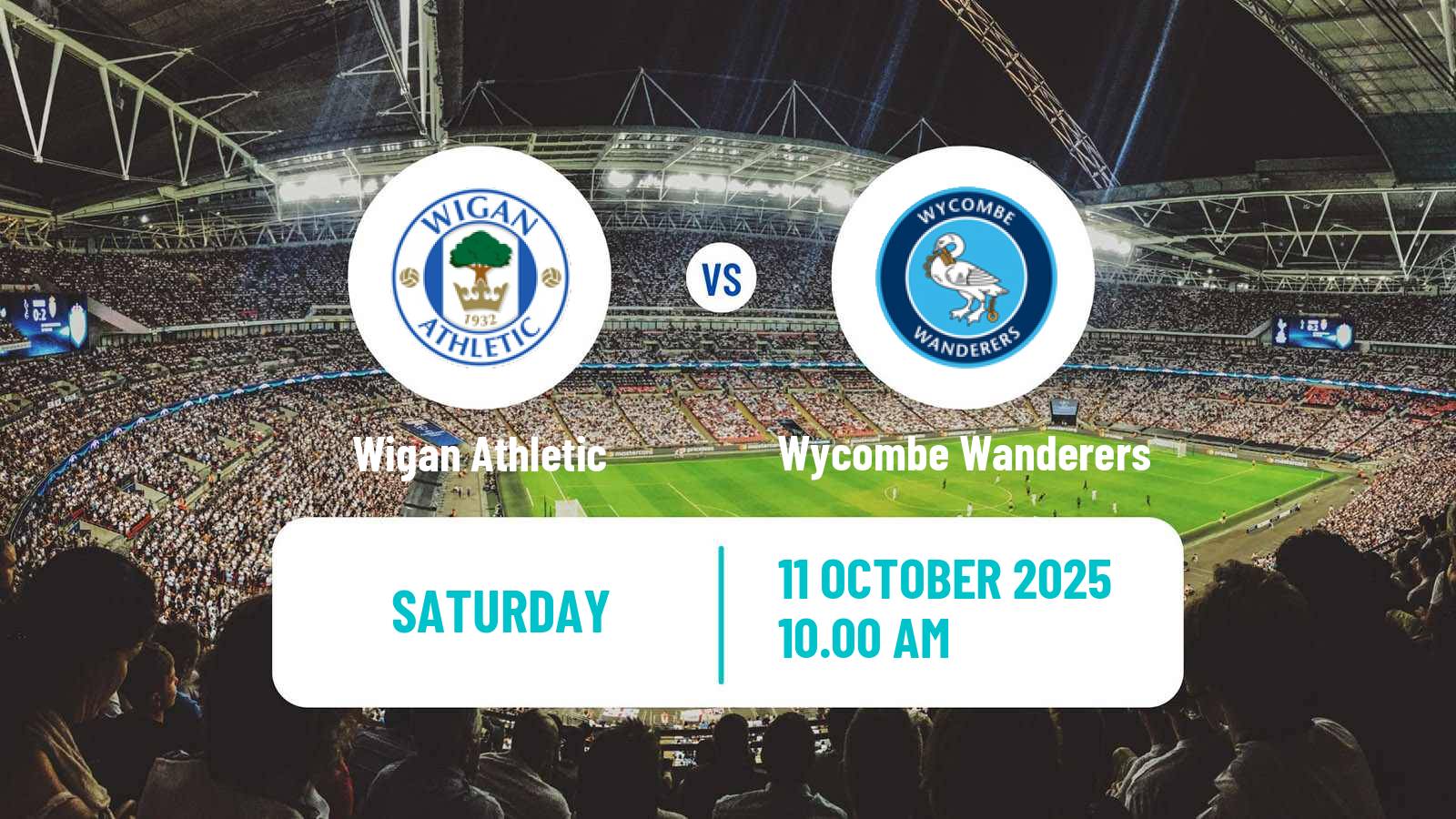 Football English League One Wigan Athletic - Wycombe Wanderers