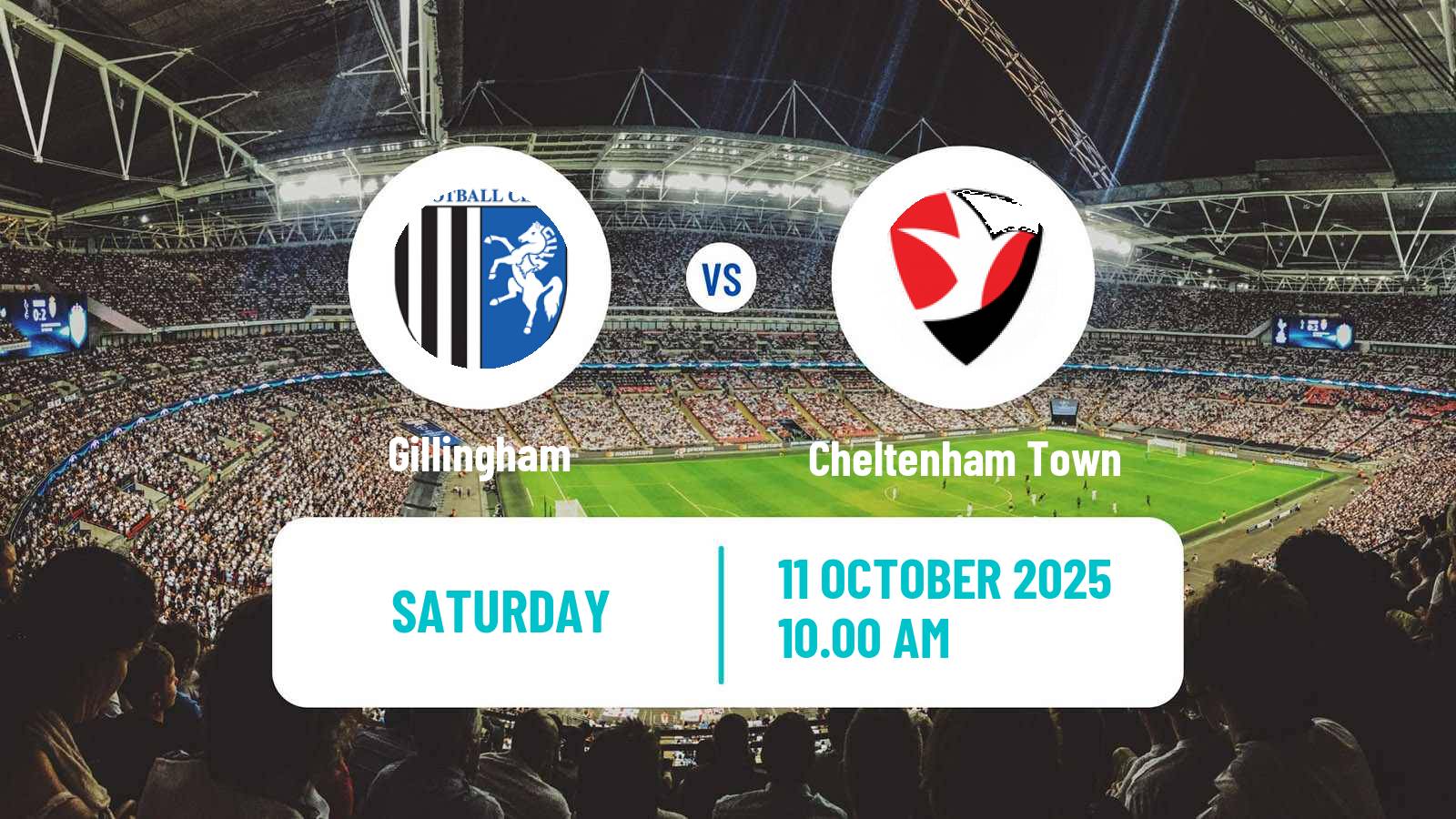 Football English League Two Gillingham - Cheltenham Town