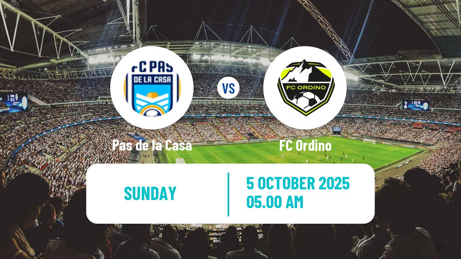 Football Andorra Primera Divisio Pas de la Casa - Ordino