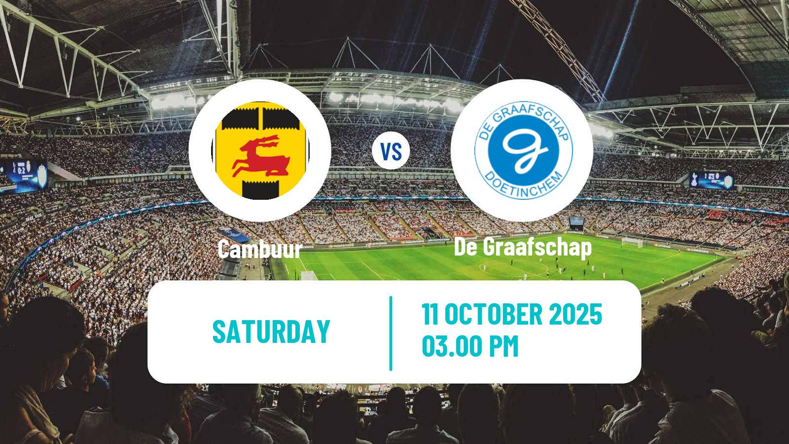 Football Dutch Eerste Divisie Cambuur - De Graafschap
