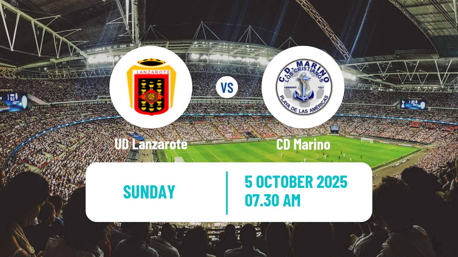 Football Spanish Tercera RFEF - Group 12 Lanzarote - Marino