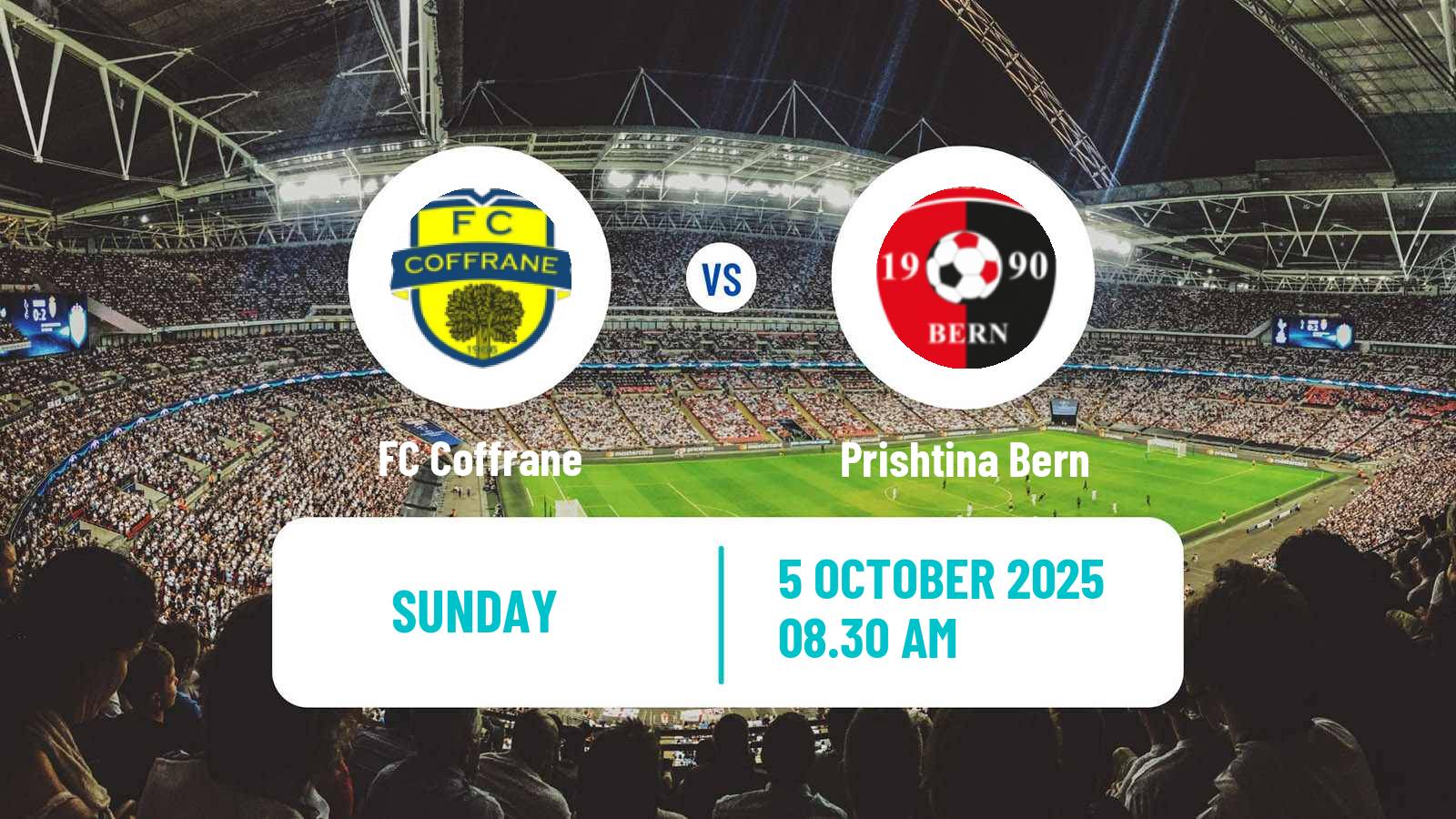 Football Swiss 1 Liga Classic Group 1 Coffrane - Prishtina Bern