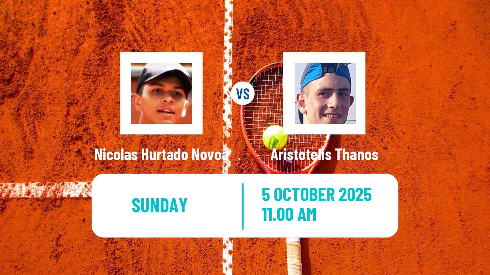 Tennis Cali Challenger Men Nicolas Hurtado Novoa - Aristotelis Thanos