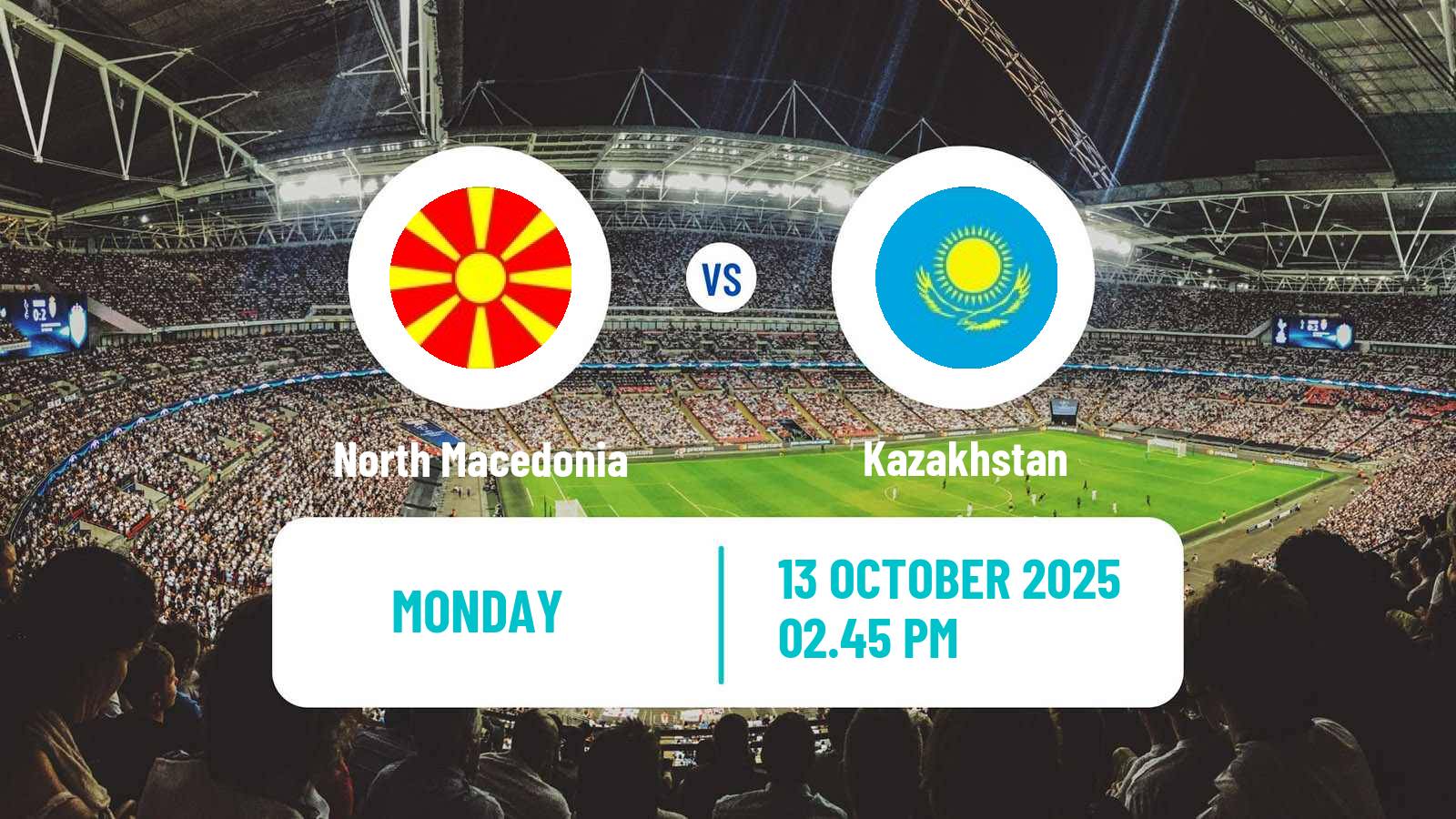 Football FIFA World Cup North Macedonia - Kazakhstan