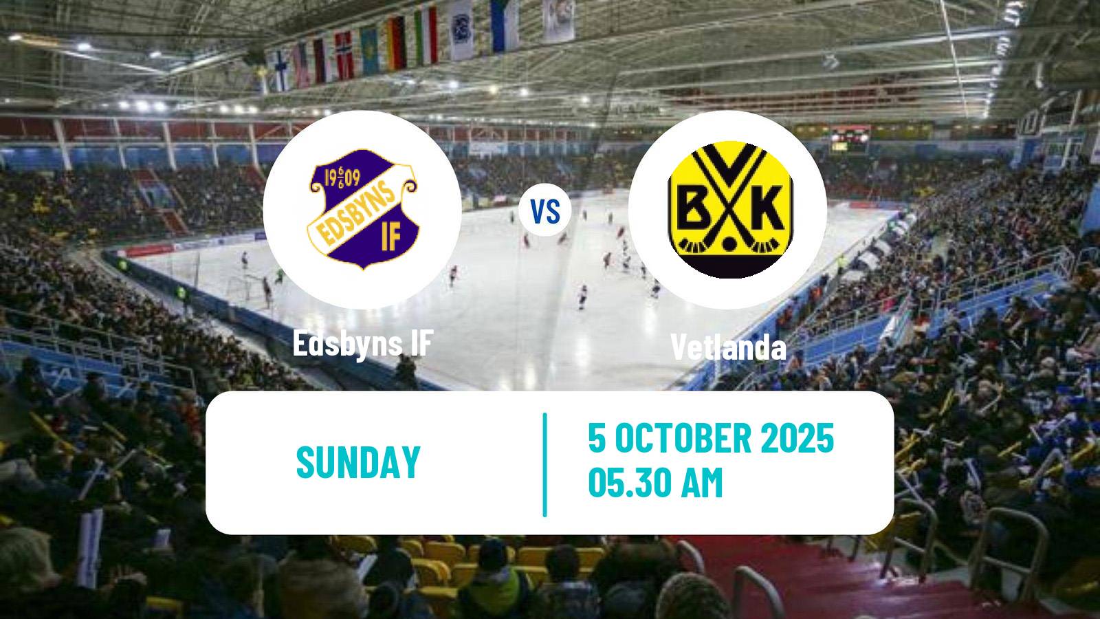 Bandy Svenska Cupen Bandy Edsbyns IF - Vetlanda