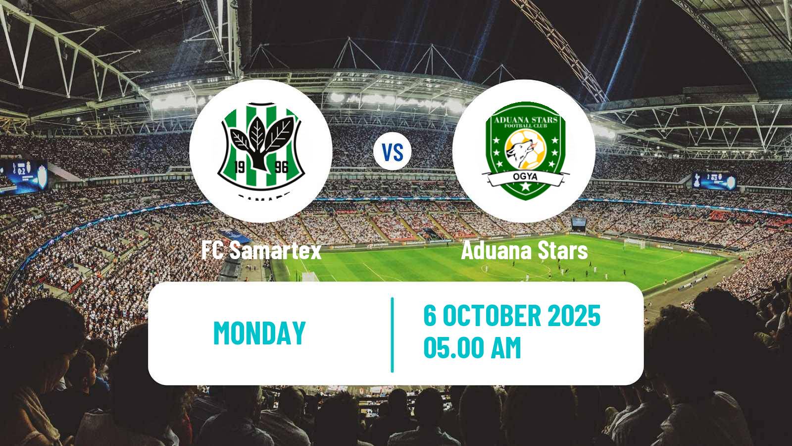 Football Ghanaian Premier League Samartex - Aduana Stars