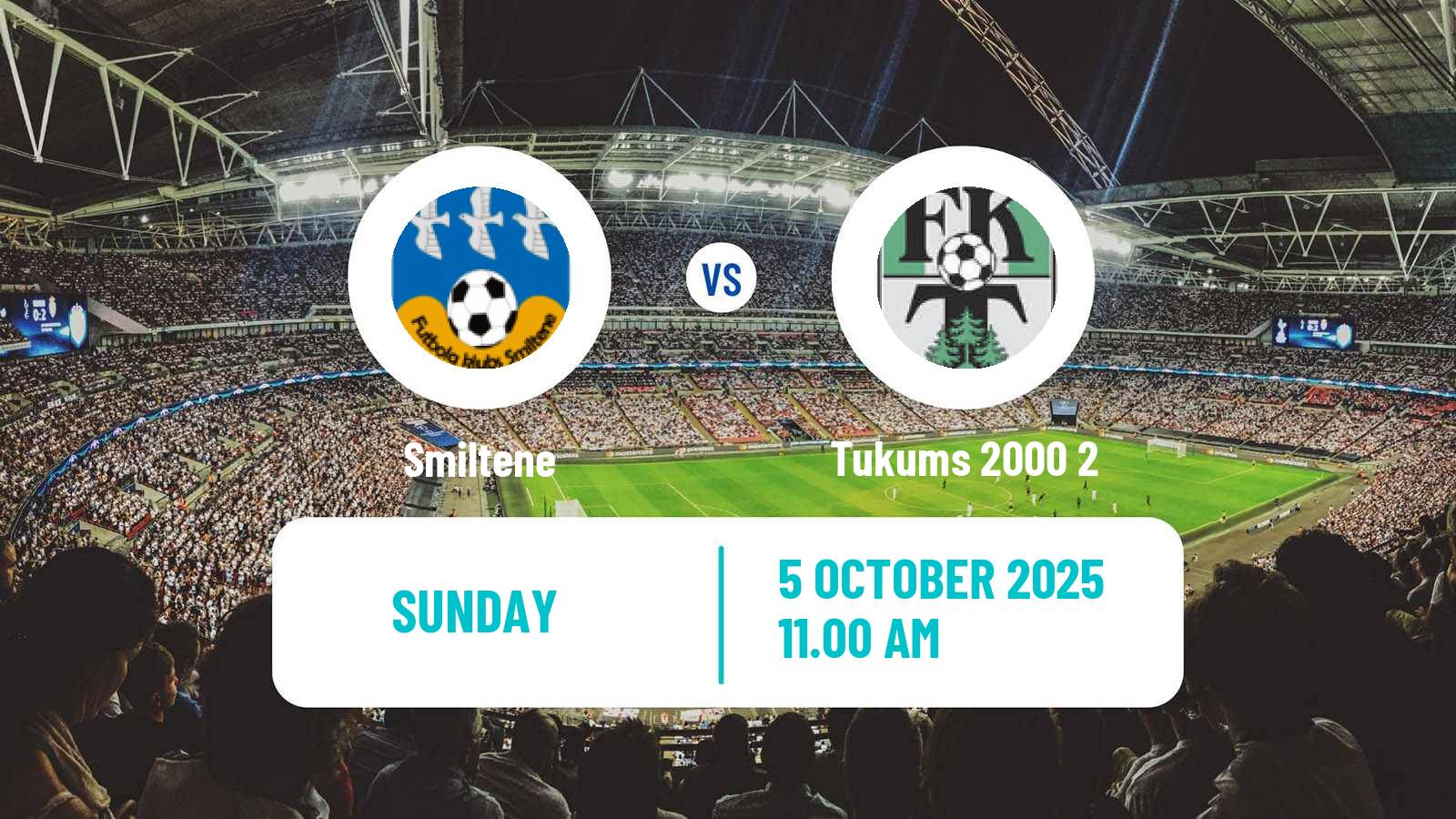 Football Latvian 1 Liga Smiltene - Tukums 2000 2