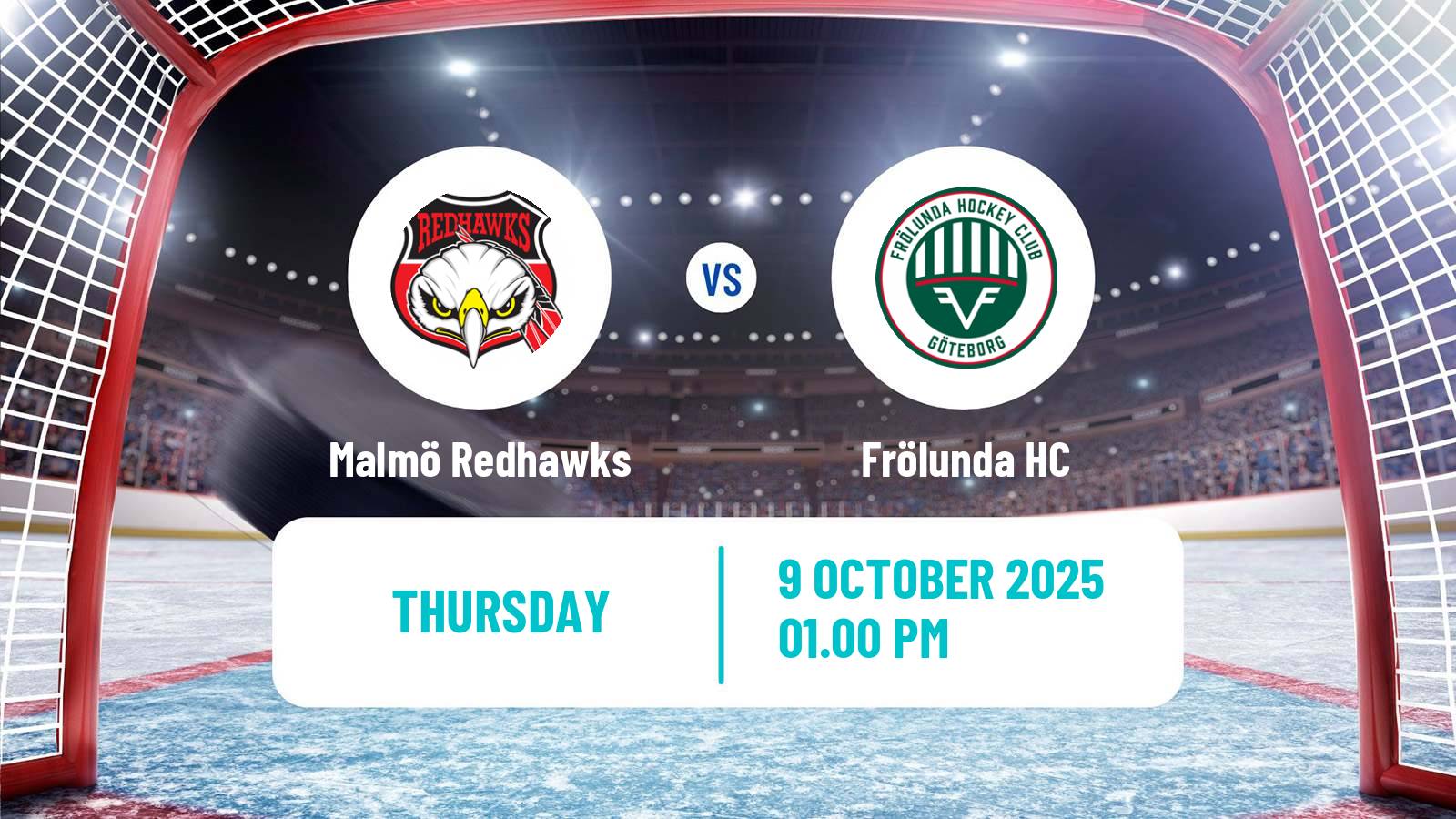 Hockey SHL Malmö Redhawks - Frölunda