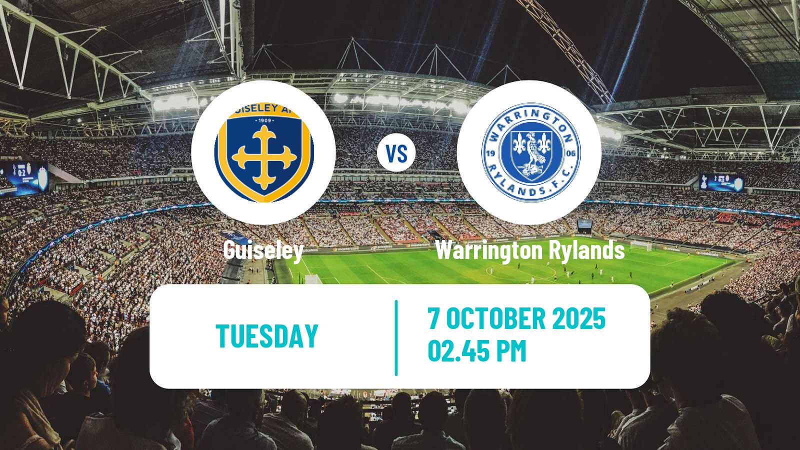 Football English NPL Premier Division Guiseley - Warrington Rylands