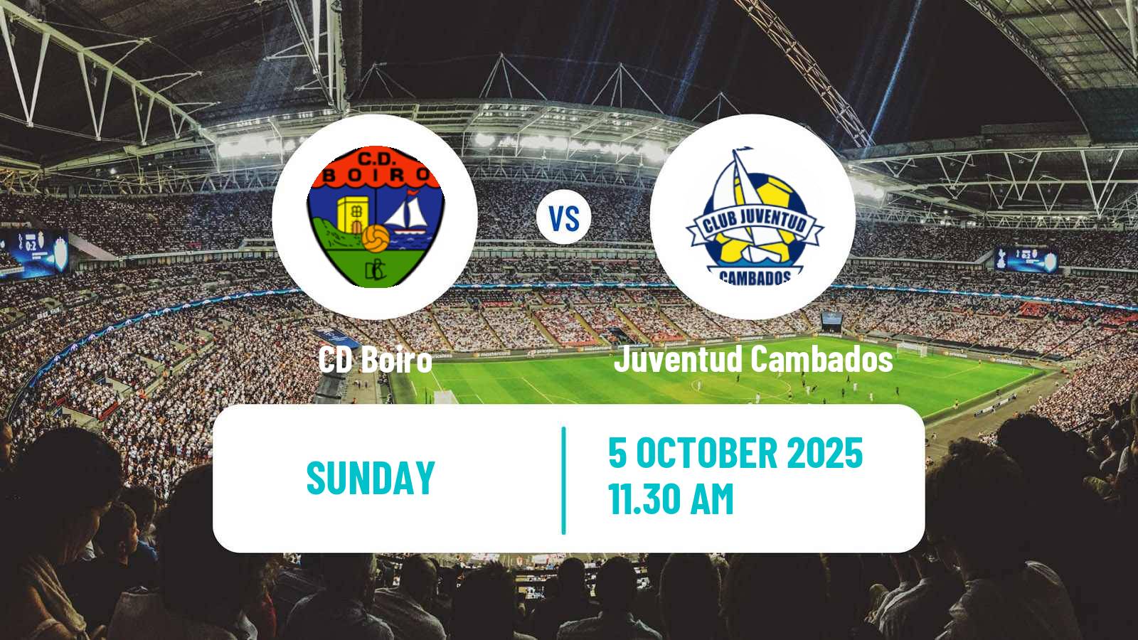 Football Spanish Tercera RFEF - Group 1 Boiro - Juventud Cambados