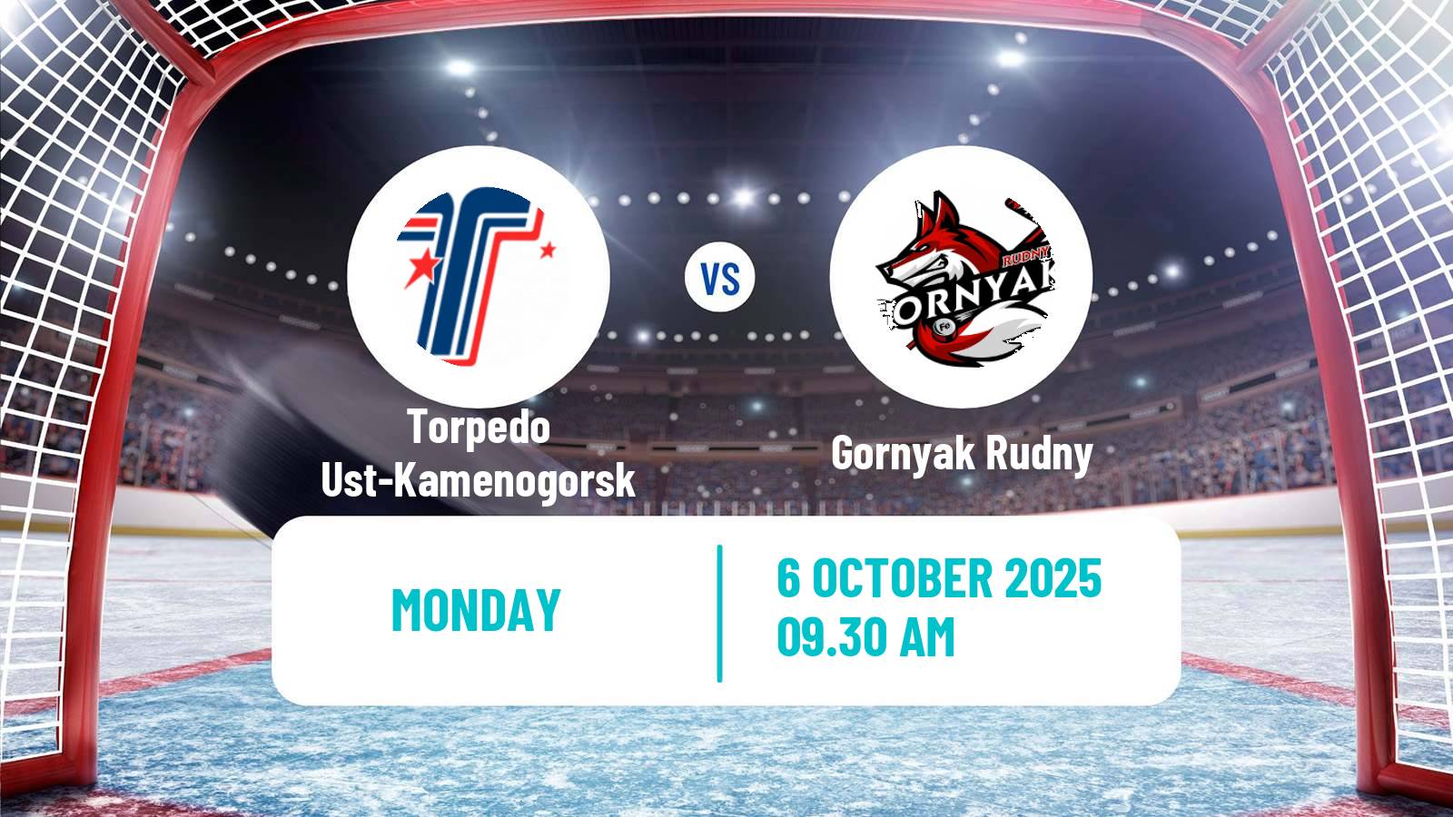 Hockey Kazakh Ice Hockey Championship Torpedo Ust-Kamenogorsk - Gornyak Rudny