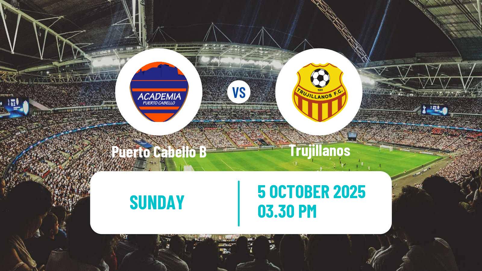 Football Venezuelan Segunda Division Puerto Cabello B - Trujillanos