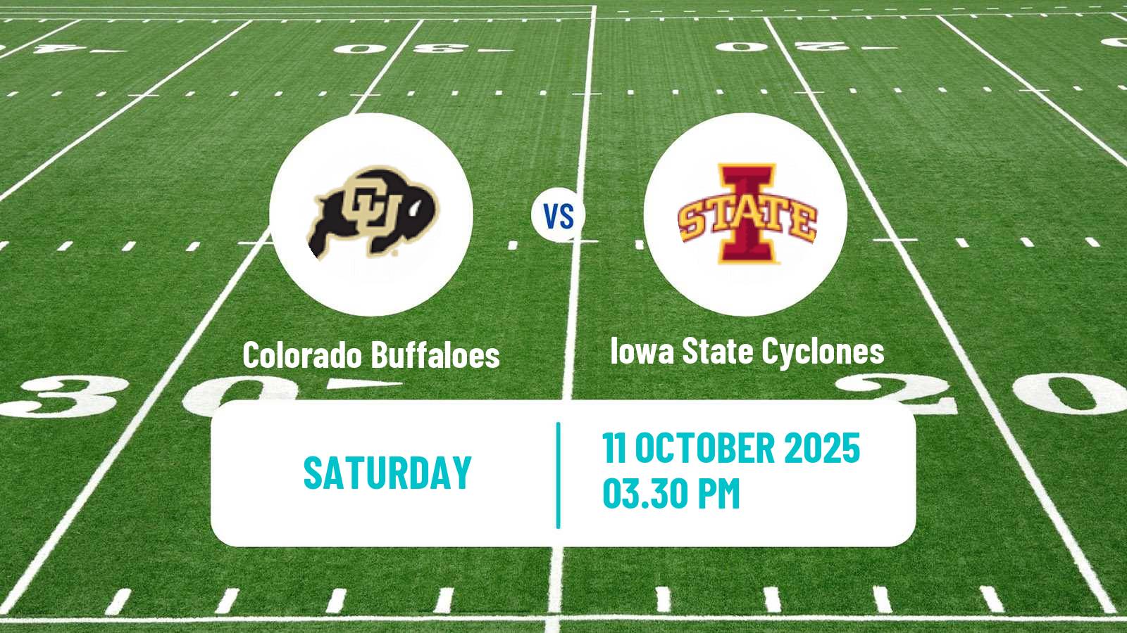American football NCAA College Football Colorado Buffaloes - Iowa State Cyclones