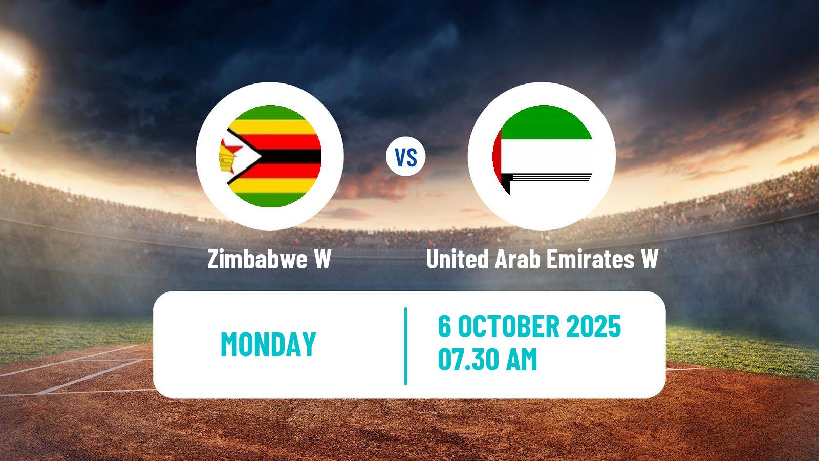 Cricket Twenty20 International Women Zimbabwe W - United Arab Emirates W